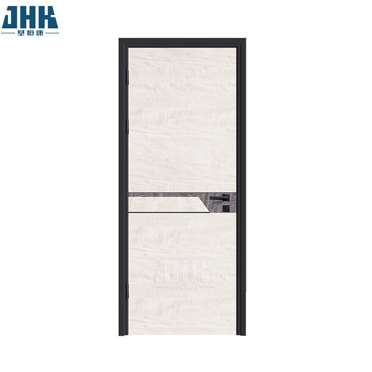 Portas laminadas de PVC modernas Kuchuan Porta de melamina porta interna da sala