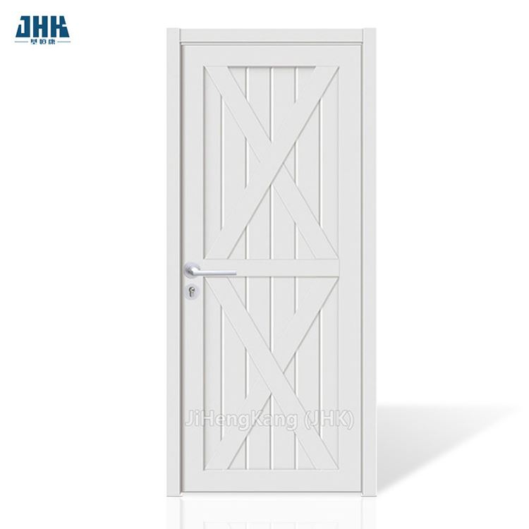 Laje da porta do shaker de madeira folheada com 3 painéis com núcleo de madeira maciça Carvalho vermelho