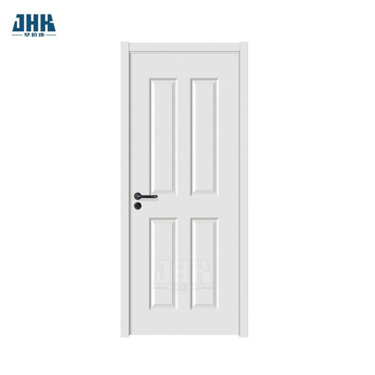 Jhk-004 4 Painel com acabamento em branco da porta de madeira interna e porta de primeira mão branca