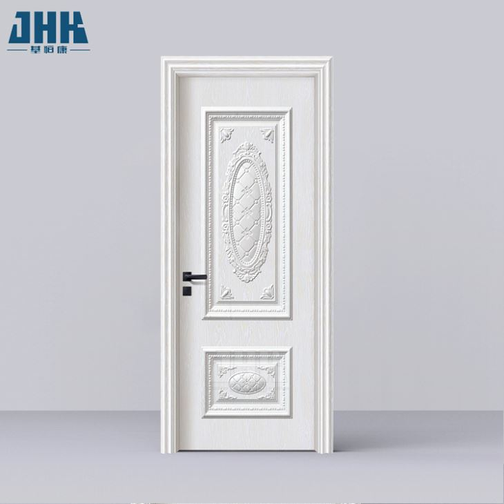 Porta WPC impermeável e porta do quarto doméstico com bom preço Porta interna de plástico de madeira de design personalizado