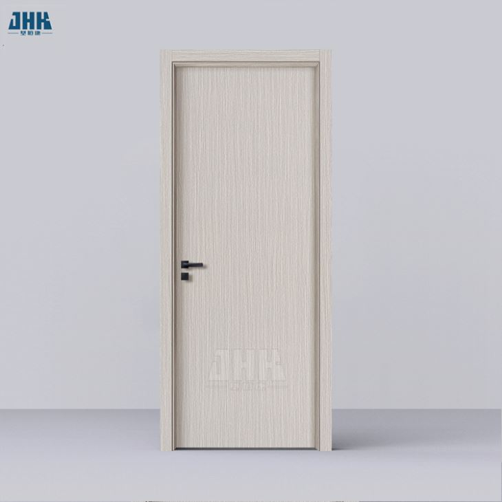 Design moderno da porta do quarto de madeira Pré-impressão em melamina MDF House Hotel Porta interior de madeira