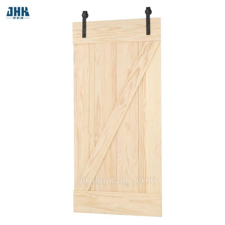 Porta de agitador de madeira maciça sem acabamento premium Knotty Alder Barn Portas 30X84