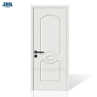 Porta de painel barata da sala nova porta primária branca moldada