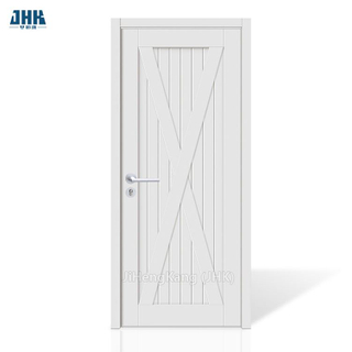 Porta de painel de madeira com design de 2 painéis porta do armário agitador