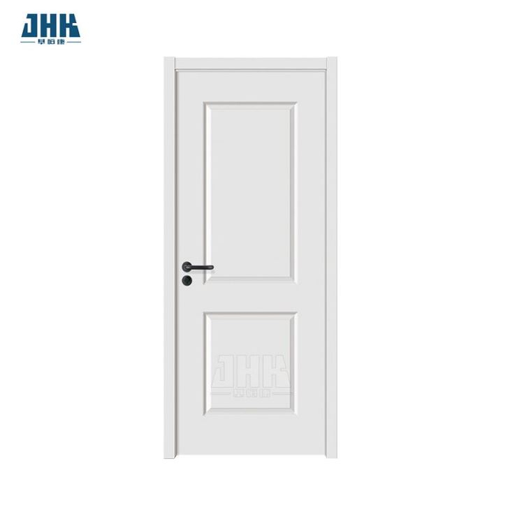 Pele de porta de madeira moldada com primer branco composto de alta lisa (JHK-004P)